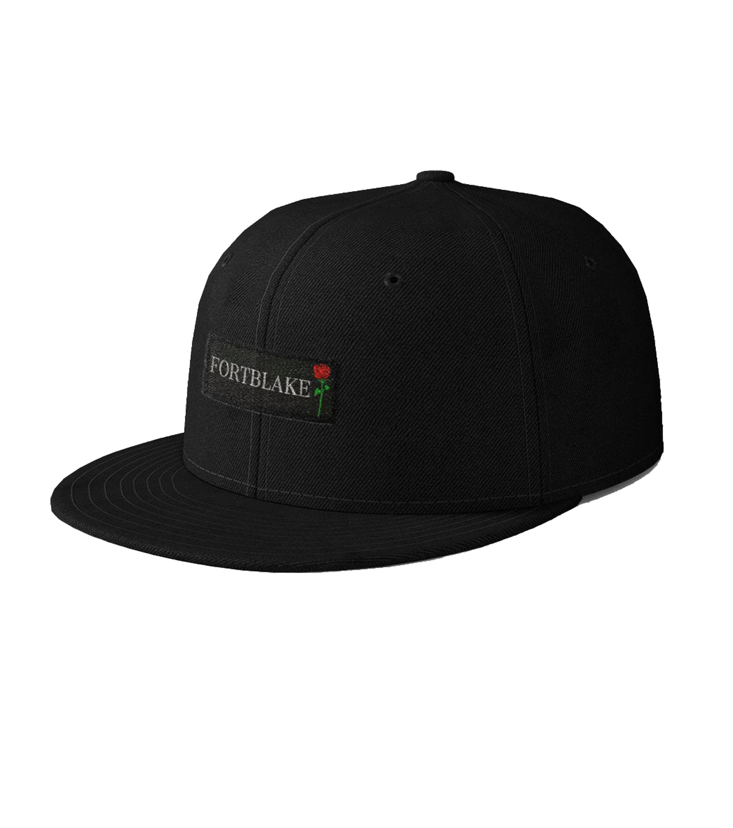 FORTBLAKE FLAG BLACK SNAP HAT