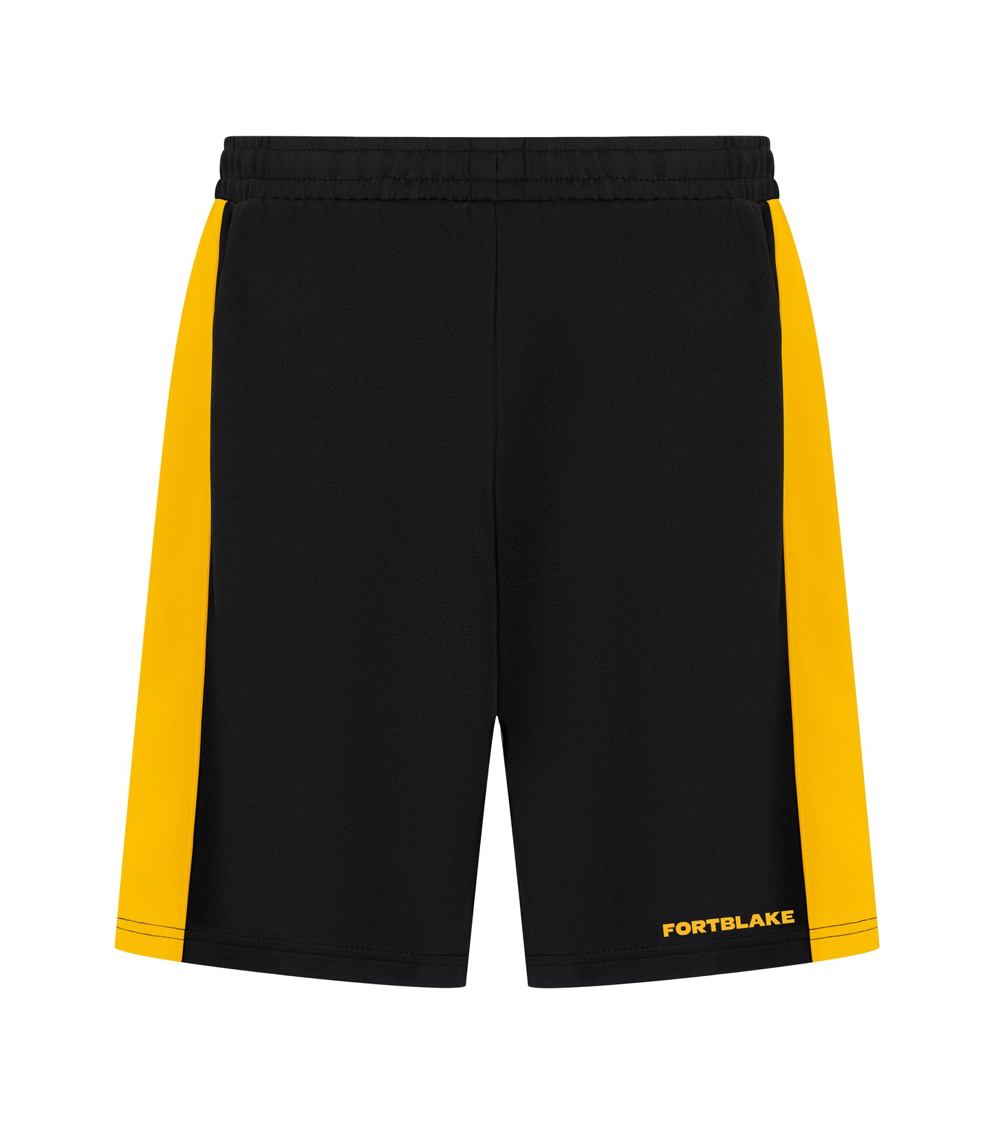 FORTBLAKE DERBY BLACK/YELLOW SPORT SHORTS