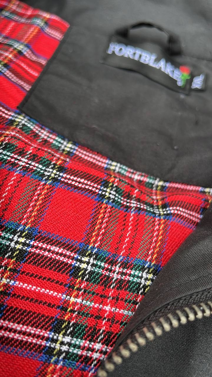 FORTBLAKE BLACK HARRINGTON JACKET