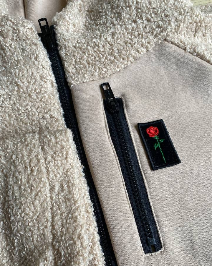 FELPA CON CAPPUCCIO TEDDY BEIGE FORTBLAKE