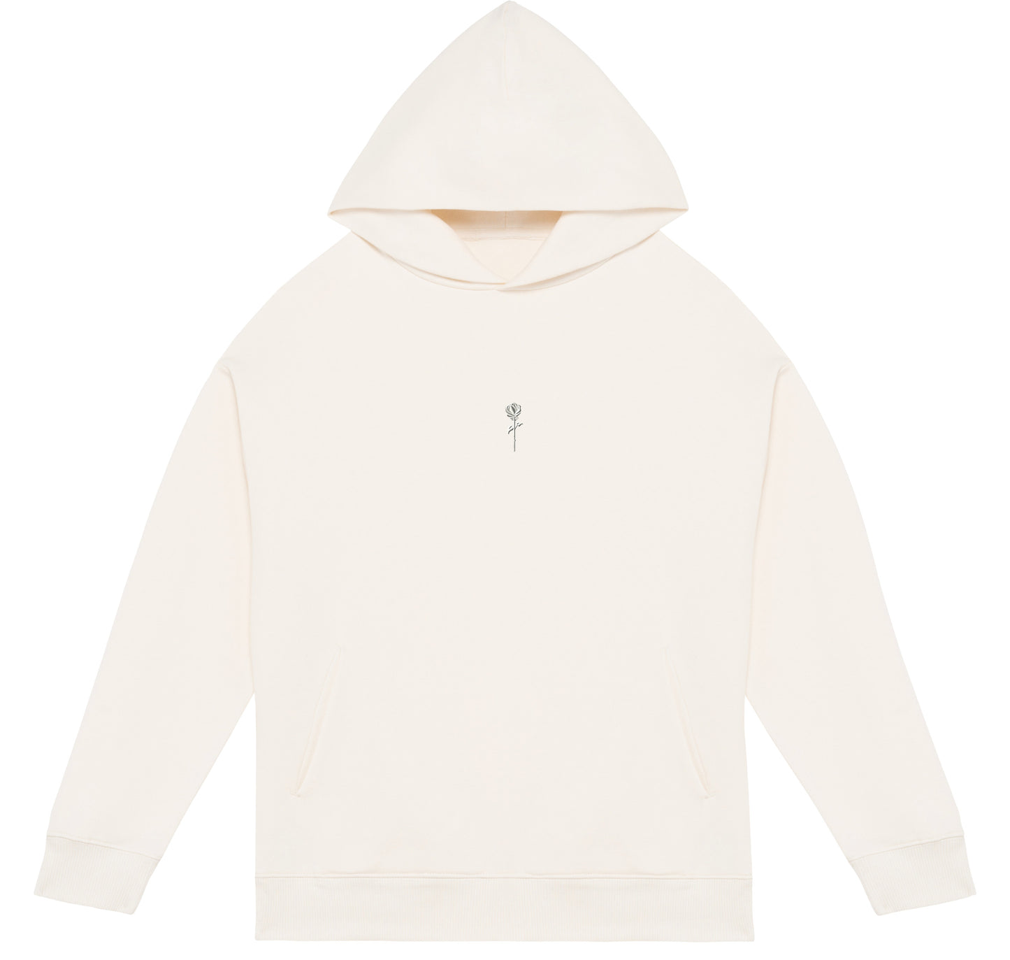 Sweat à capuche surdimensionné FORTBLAKE couleur crème