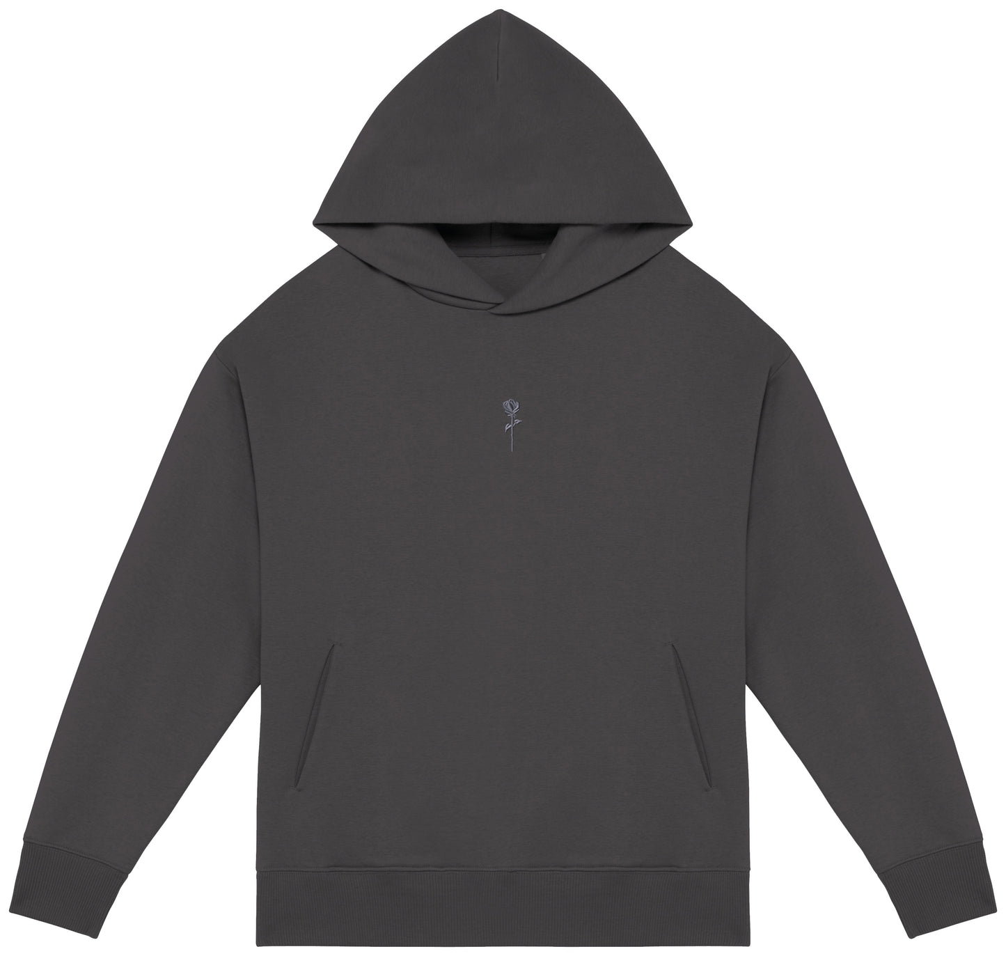 Sweat à capuche oversize gris foncé Fortblake