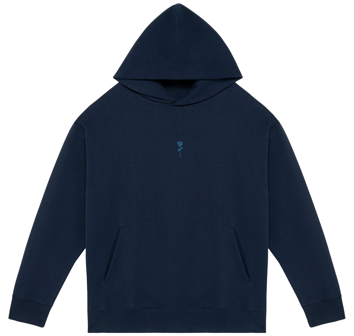 Sweat à capuche oversize bleu marine Fortblake