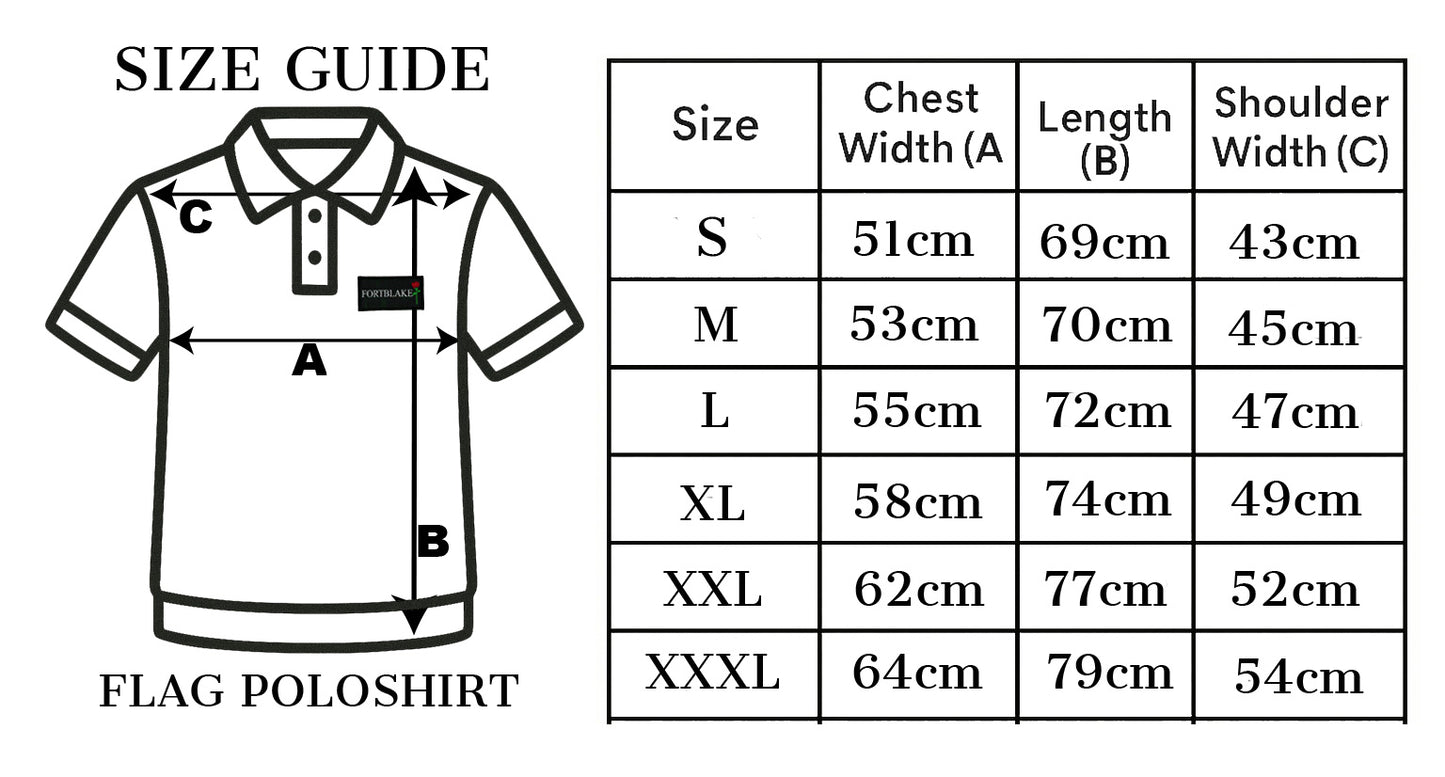 FORTBLAKE FLAG WIMBLEDON POLOSHIRT