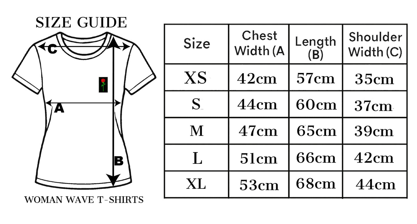 FORTBLAKE WOMAN WAVE ORANGE T-SHIRT