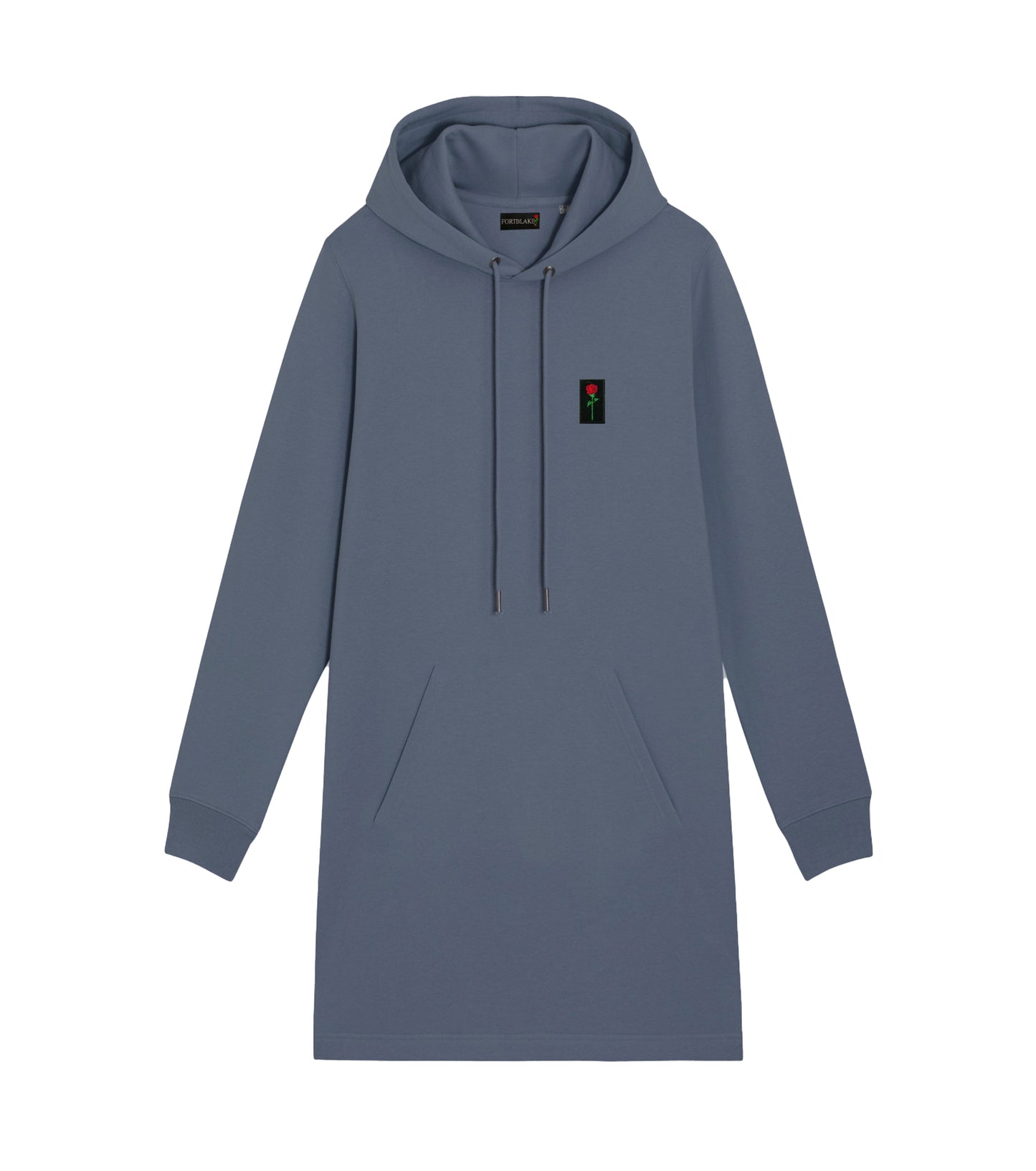FORTBLAKE WOMAN ARTIC GREY HOODIE-DRESS
