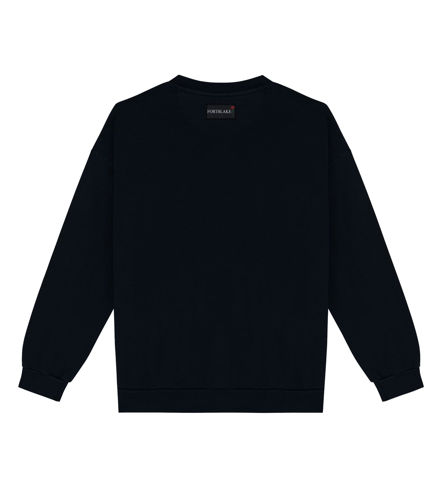 SWEAT-SHIRT NOIR OVERSIZE FORTBLAKE