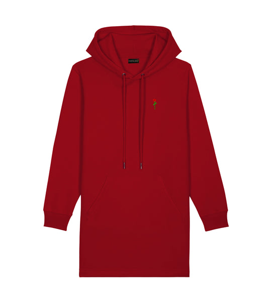 FORTBLAKE WOMAN CLASSIC RED HOODIE-DRESS
