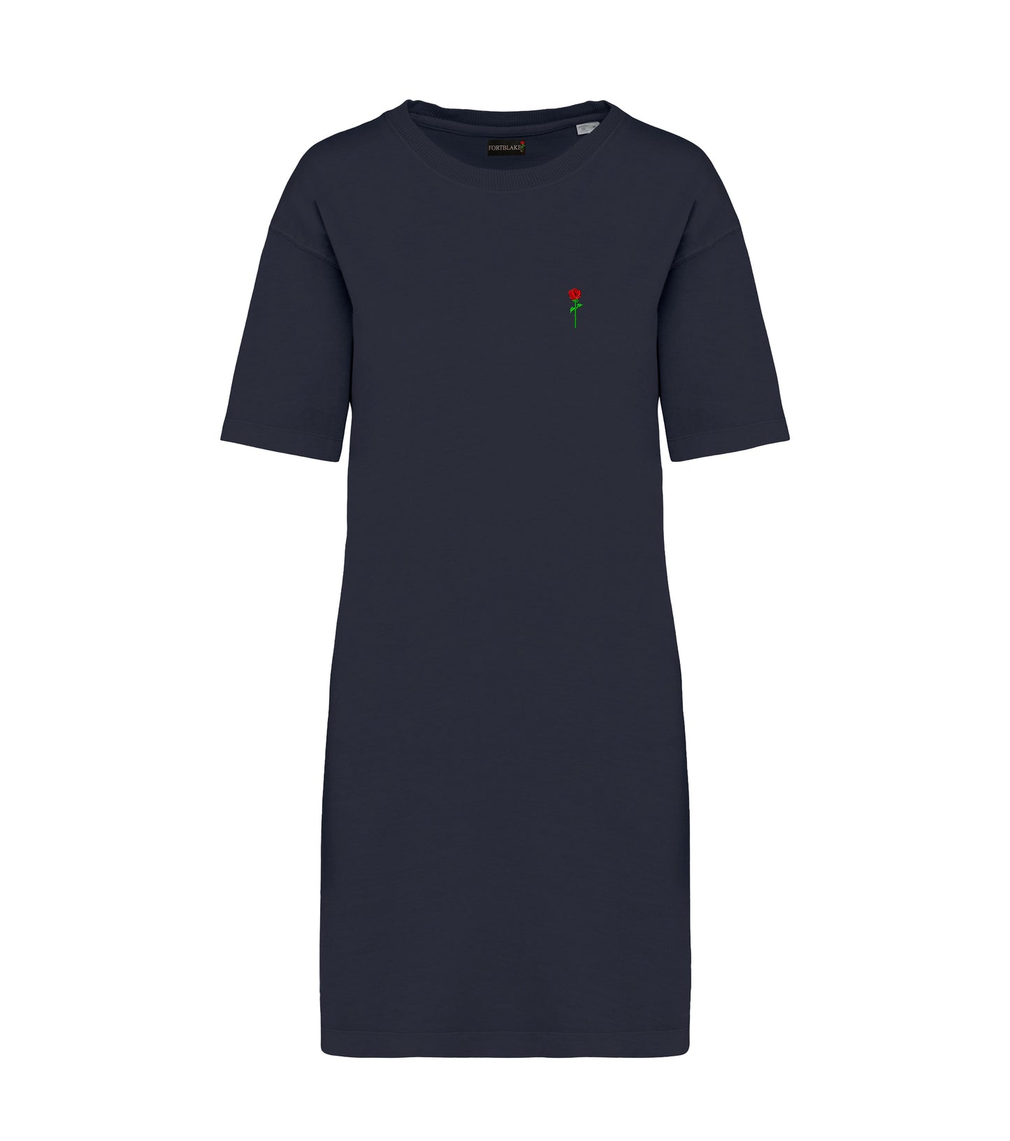 FORTBLAKE WOMAN CLASSIC WASHED BLACK T-DRESS