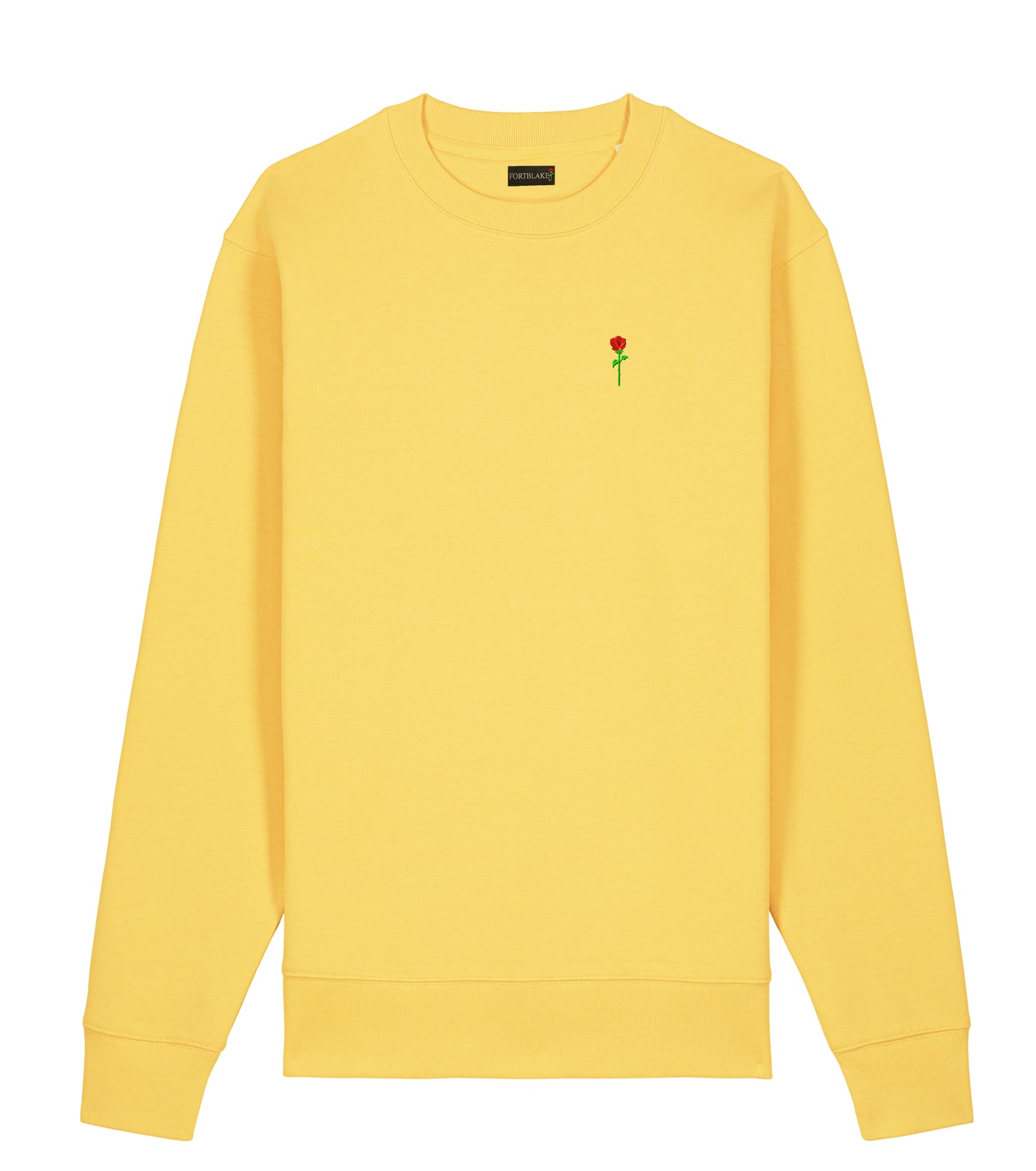 SWEAT-SHIRT CLASSIQUE JAUNE FORTBLAKE