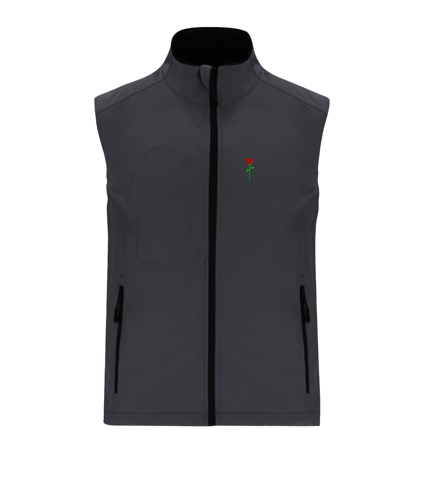 FORTBLAKE CLASSIC SOFTSHELL SANS MANCHES GRIS FONCÉ