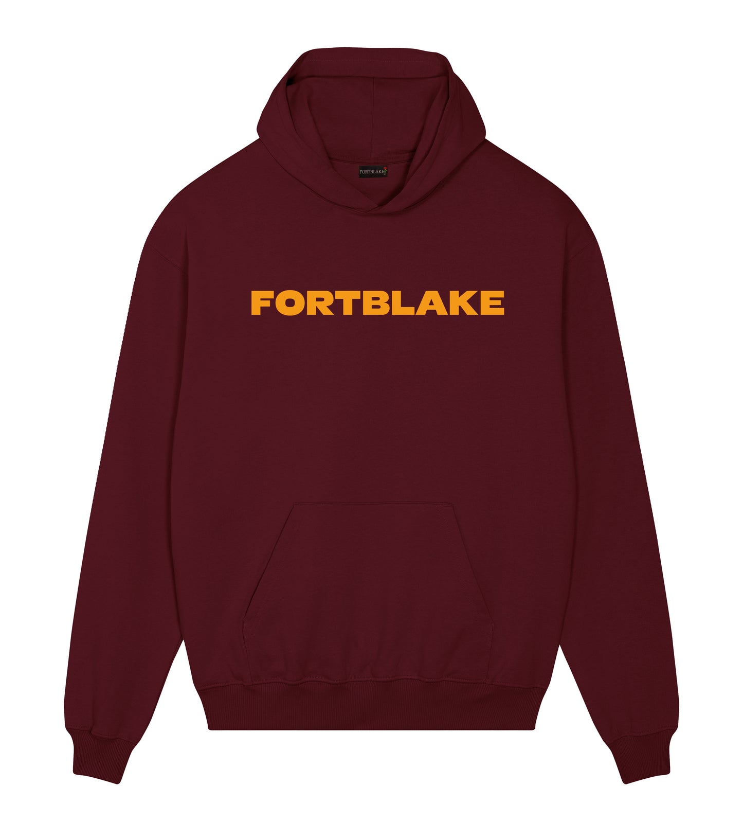 FELPA CON CAPPUCCIO FORTBLAKE DERBY BORDEAUX/ROSSA