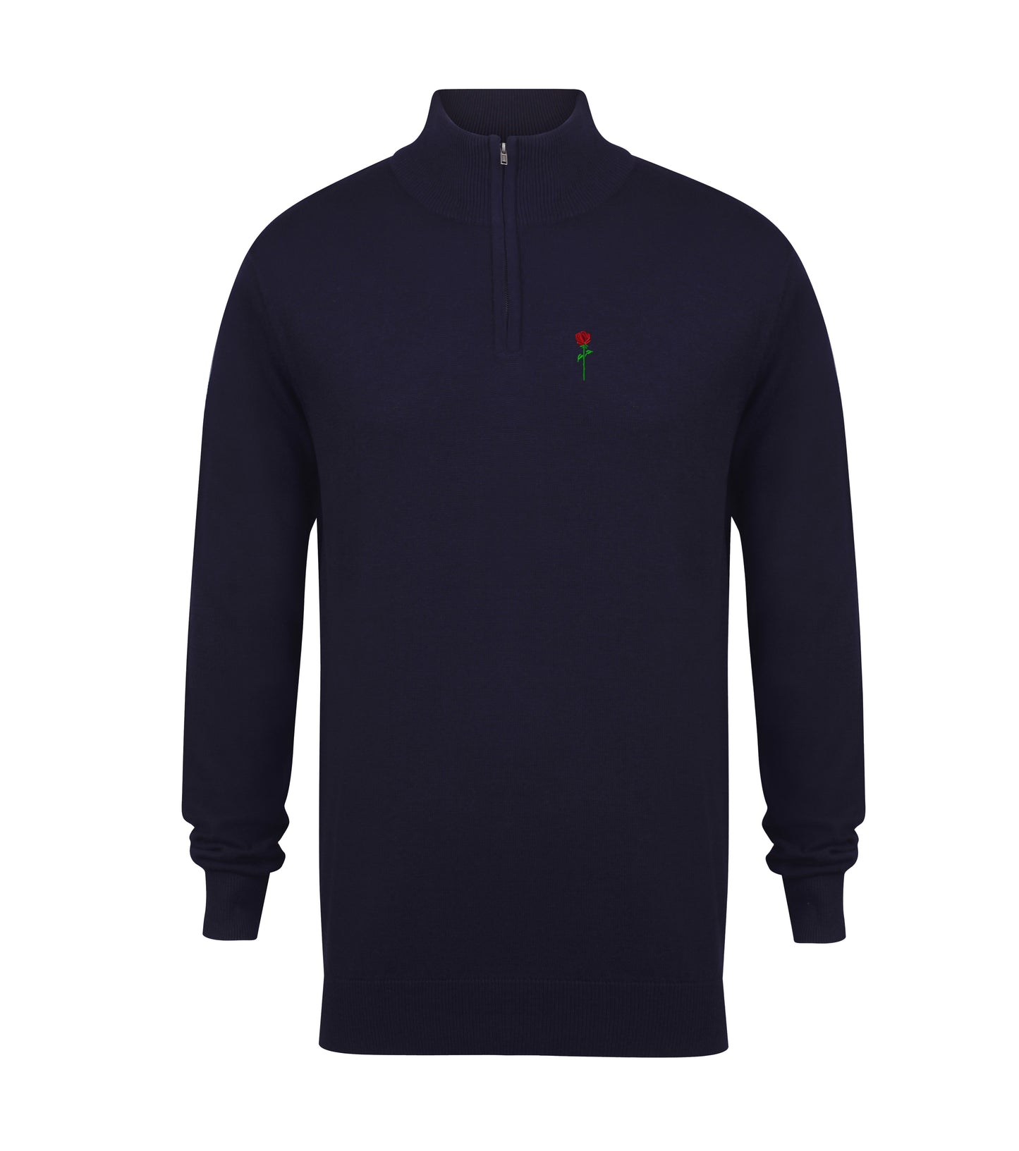 MAGLIERIA FORTBLAKE CLASSIC NAVY CON ZIP A UN QUARTO