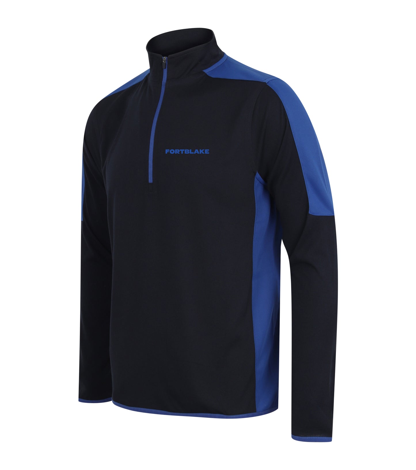 FORTBLAKE DERBY NAVY/BLUE QUARTER ZIP TRACK JACKET