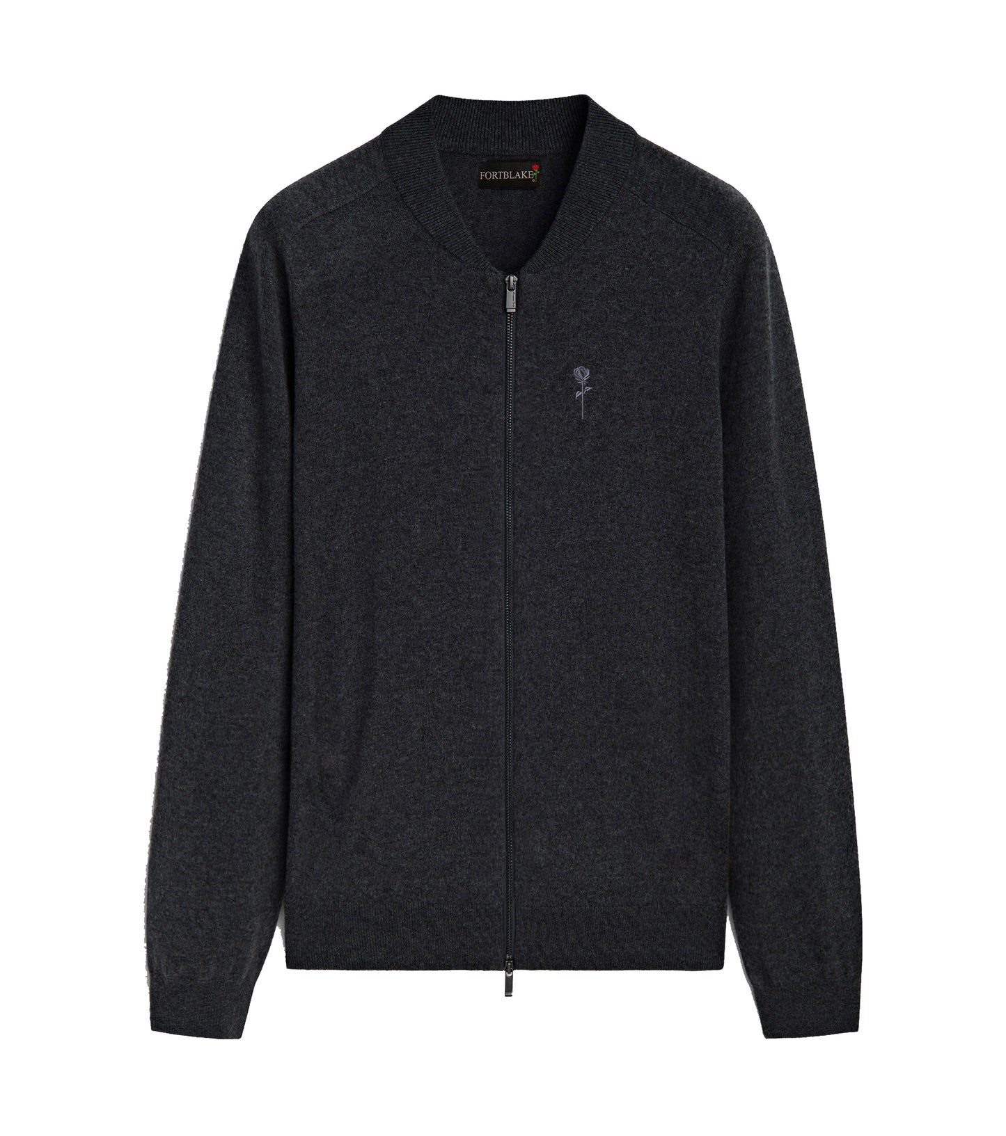 FORTBLAKE SHADOW DARKGREY CARDIGAN KNITWEAR