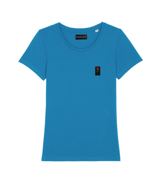 FORTBLAKE WOMAN WAVE TURQUOISE T-SHIRT
