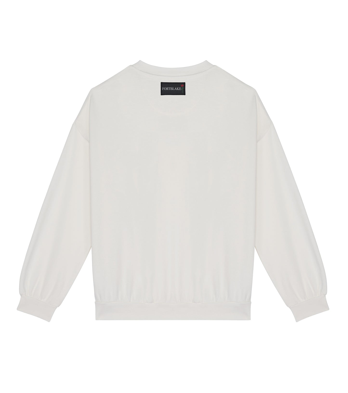 SWEAT-SHIRT BLANC OVERSIZE FORTBLAKE
