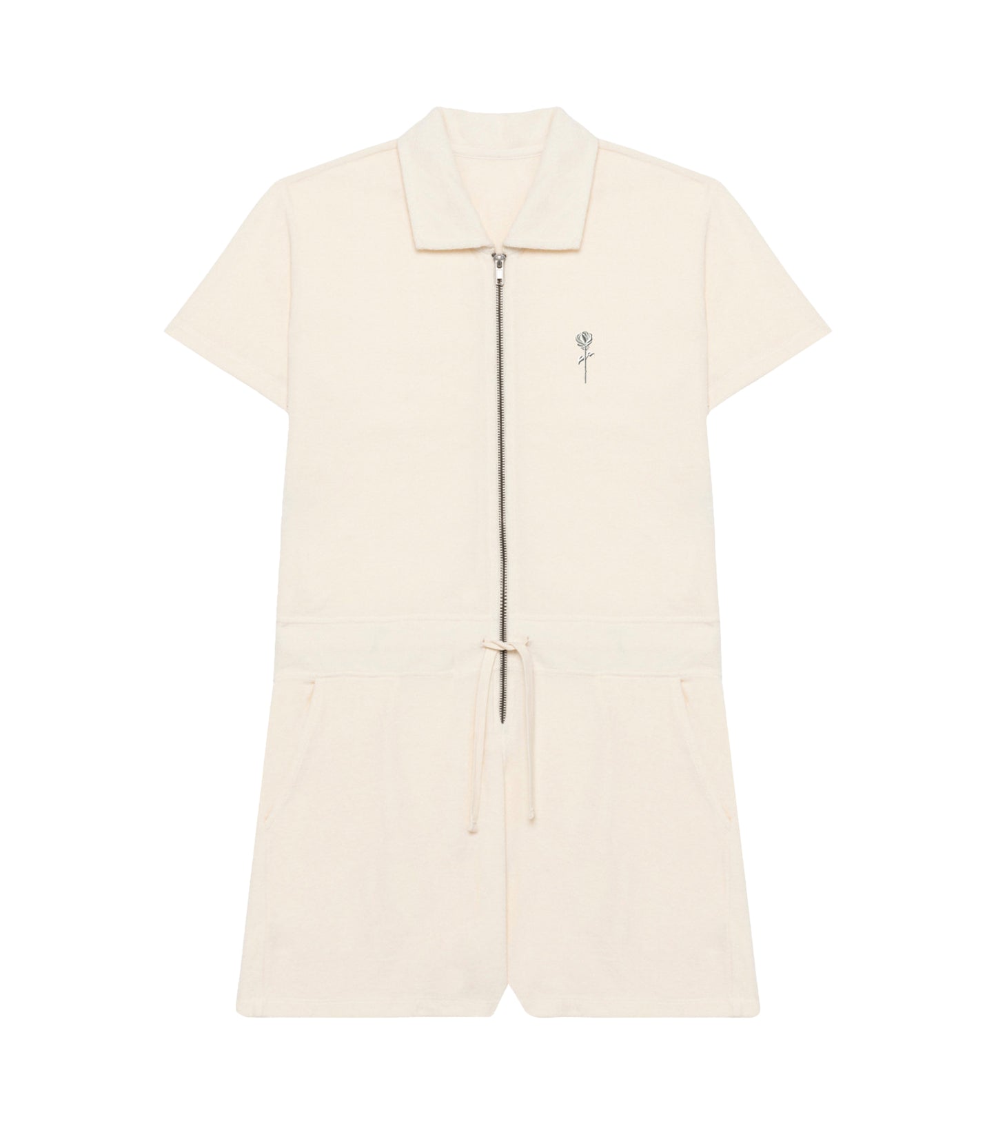 ROBE POLO CRÈME EN ÉPONGE POUR FEMME FORTBLAKE