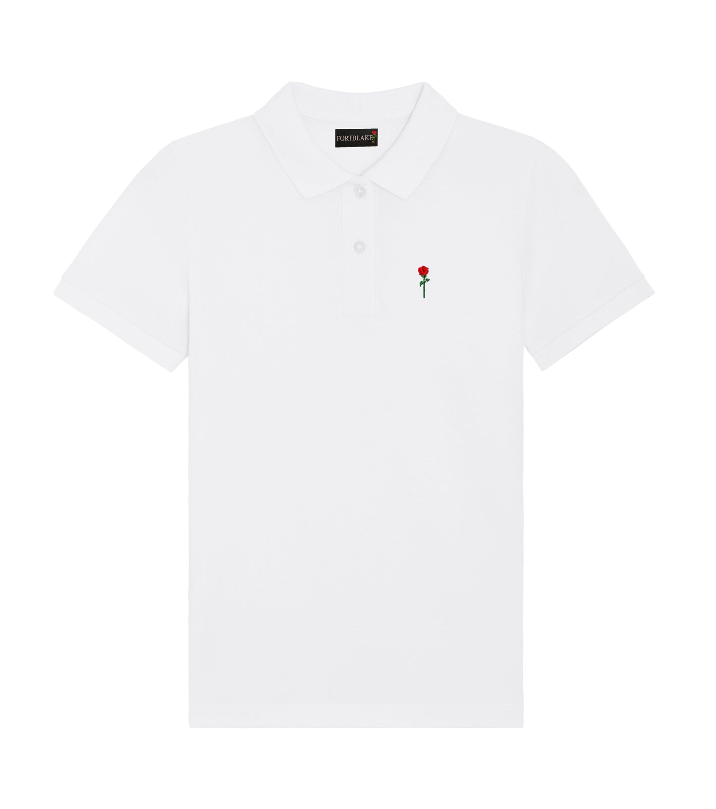 FORTBLAKE WOMAN CLASSIC WHITE POLOSHIRT