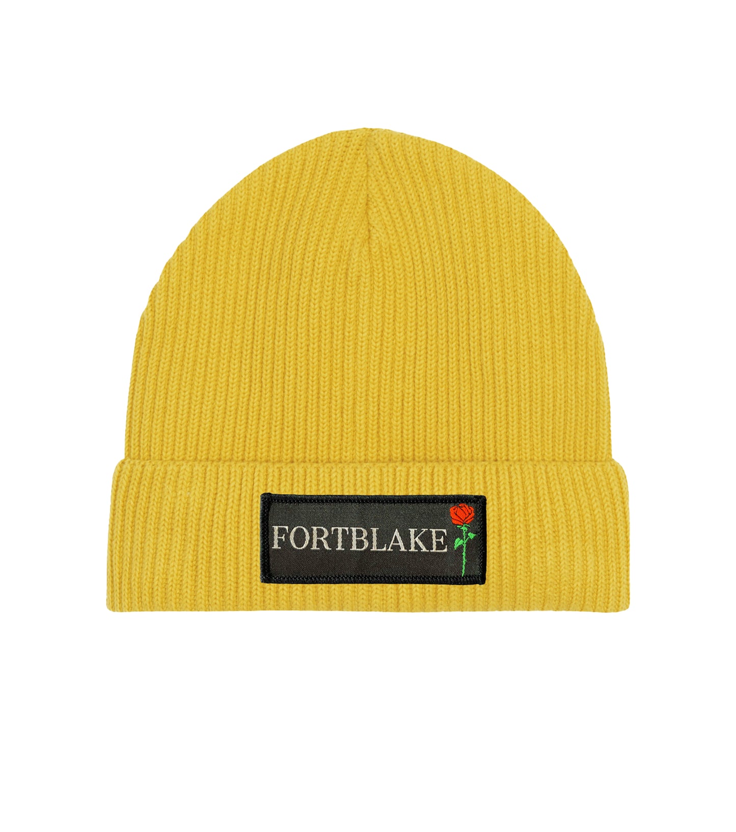 FORTBLAKE FLAG YELLOW FISHERMAN BEANIE