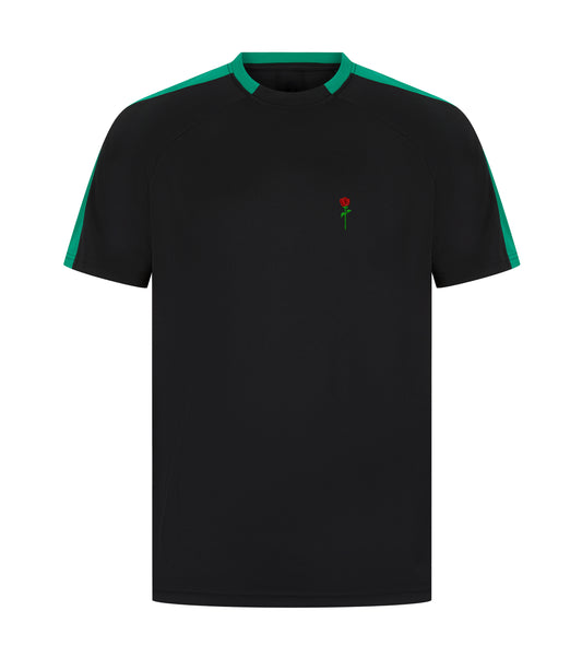 T-SHIRT SPORTIVA FORTBLAKE CLASSIC NERA/VERDE