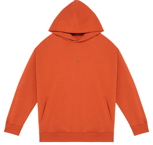 Sweat à capuche oversize orange Fortblake