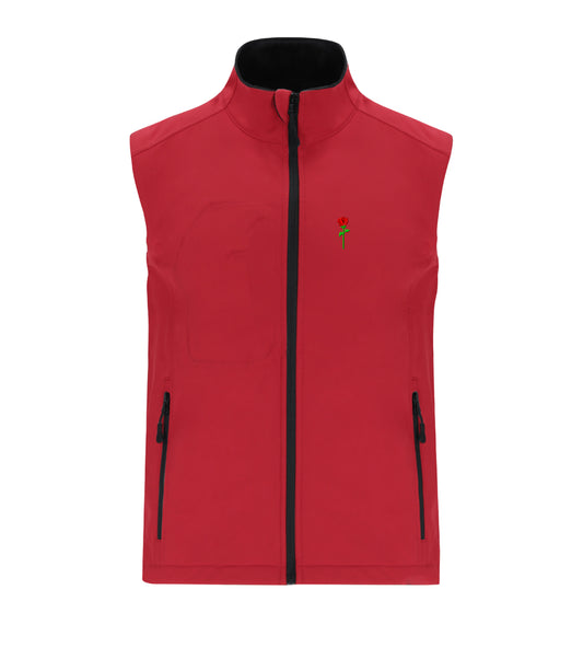 FORTBLAKE CLASSIC ROUGE SANS MANCHES SOFTSHELL