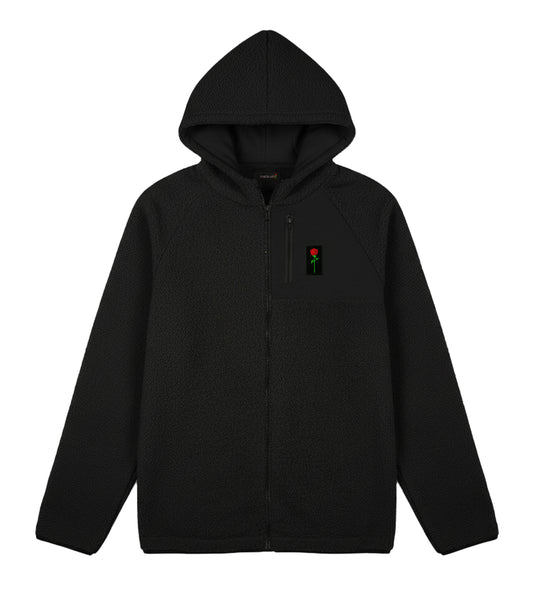 FELPA CON CAPPUCCIO TEDDY NERA FORTBLAKE