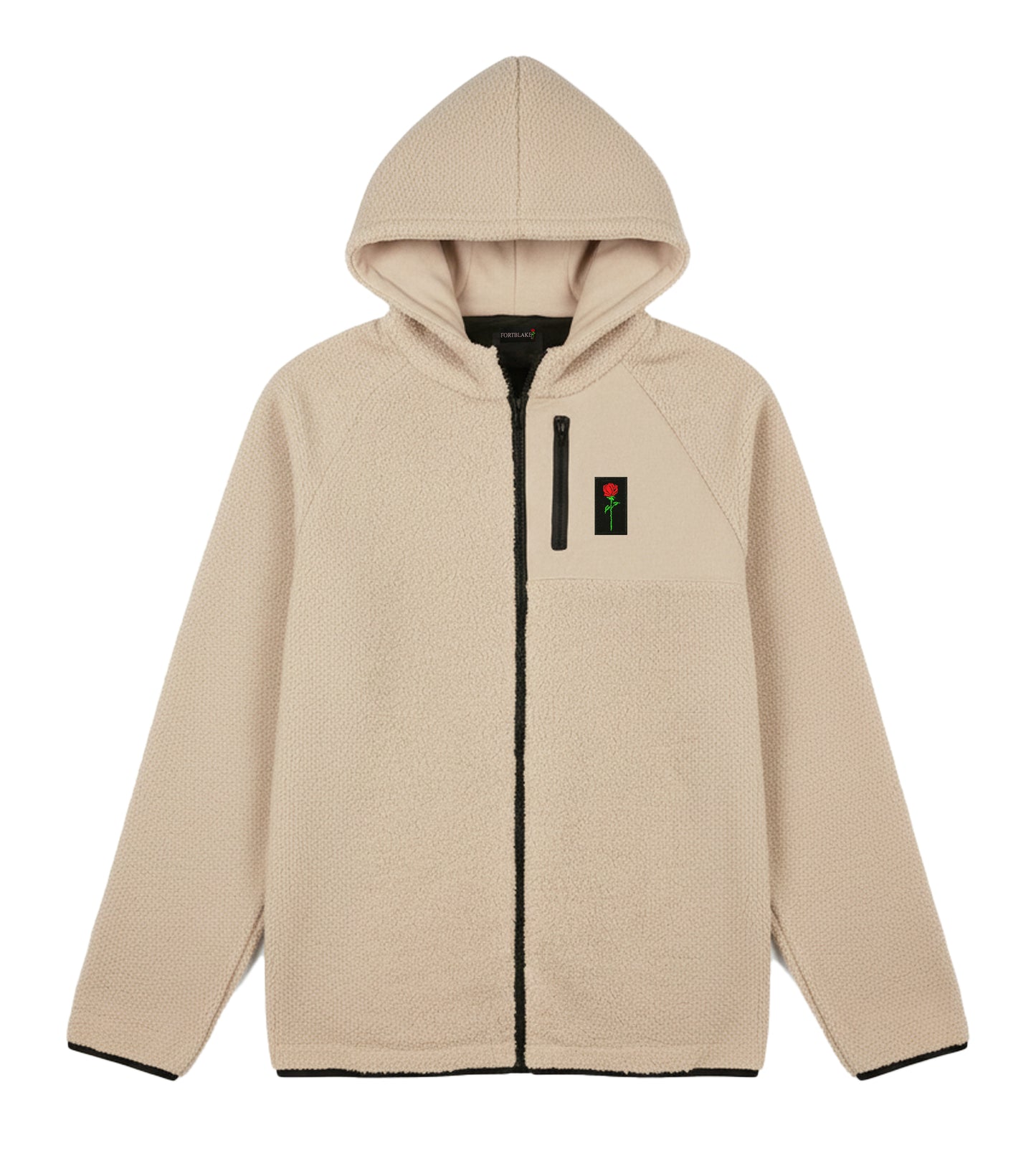 FELPA CON CAPPUCCIO TEDDY BEIGE FORTBLAKE