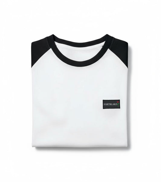 FORTBLAKE WHITE/BLACK BICOLOR T-SHIRT