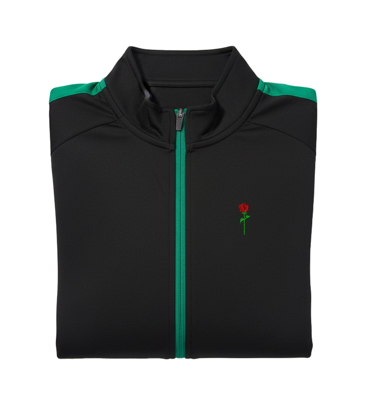 FORTBLAKE CLASSIC BLACK/GREEN TRACK JACKET