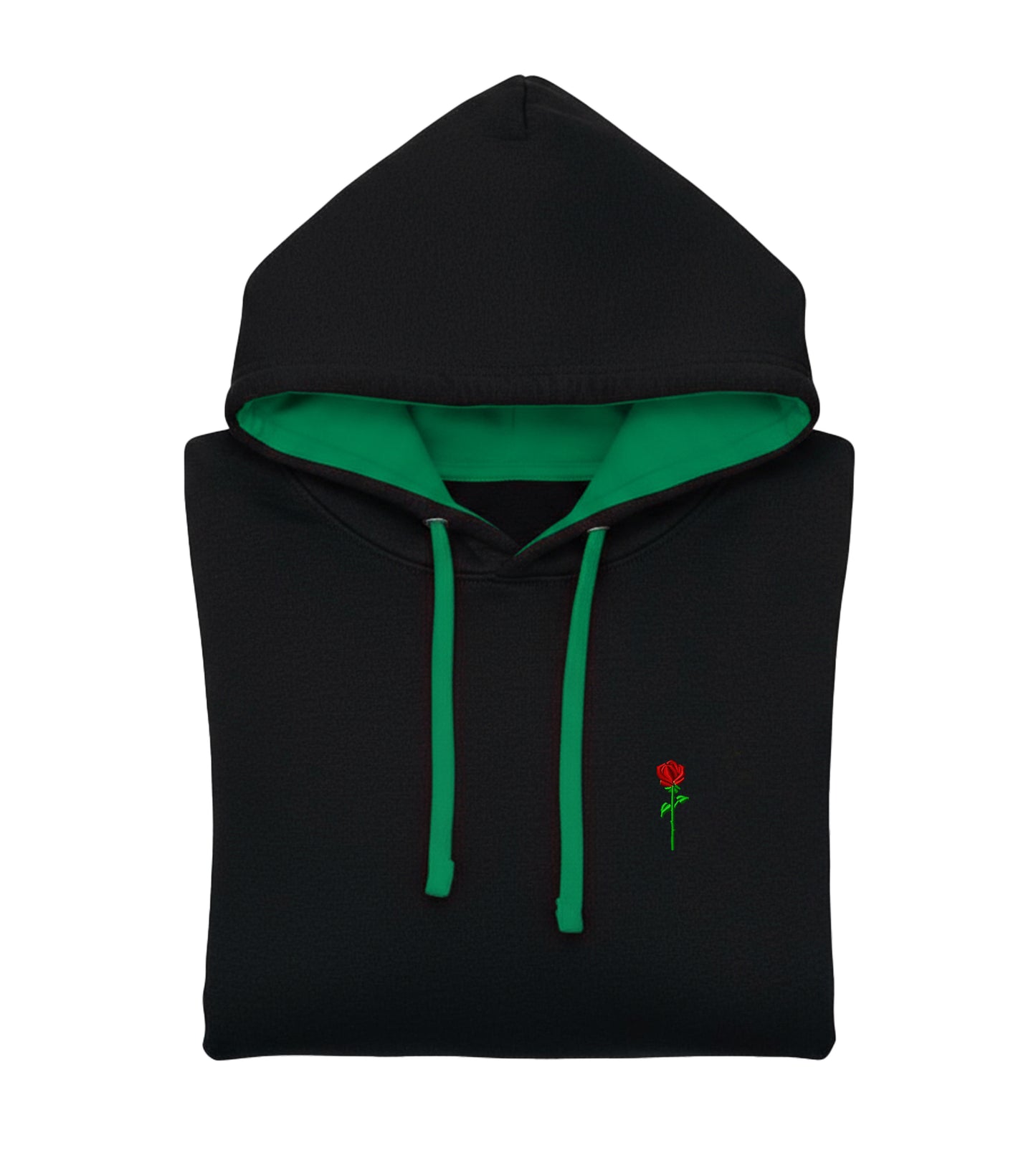 FORTBLAKE CLASSIC BLACK/GREEN BICOLOR HOODIE