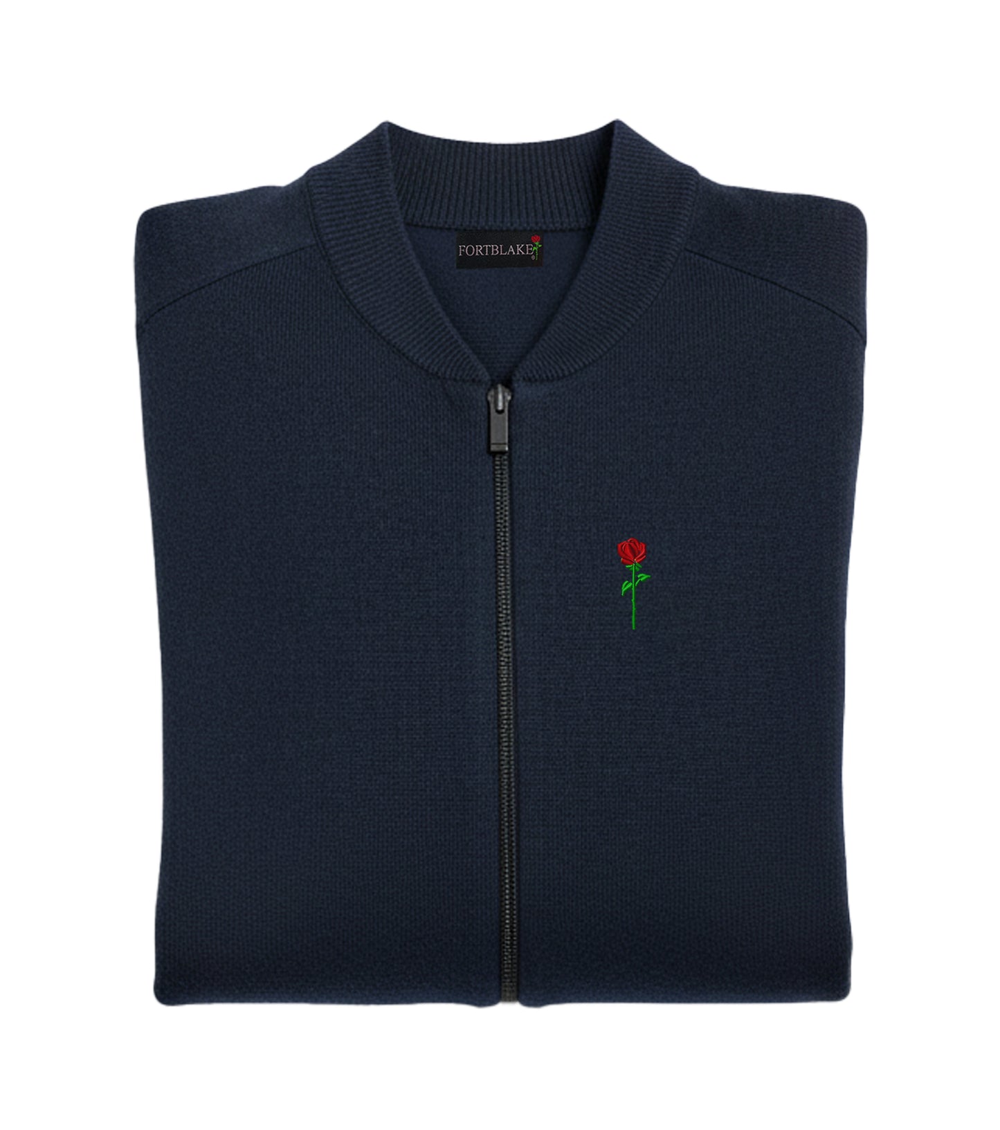 FORTBLAKE CLASSIC NAVY CARDIGAN KNITWEAR