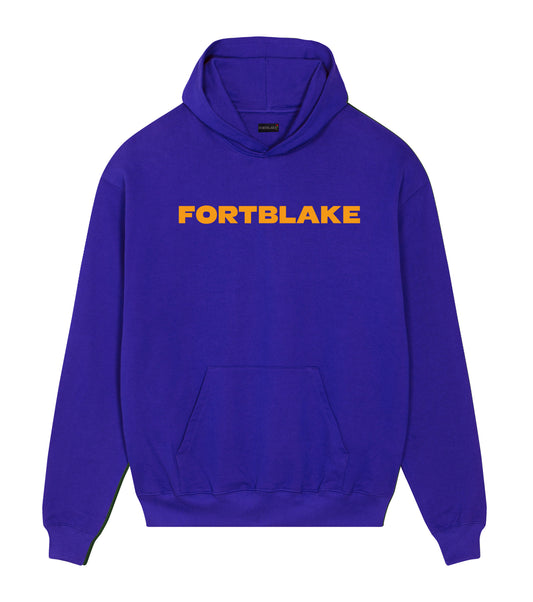 FORTBLAKE DERBY PURPLE/GOLD HOODIE