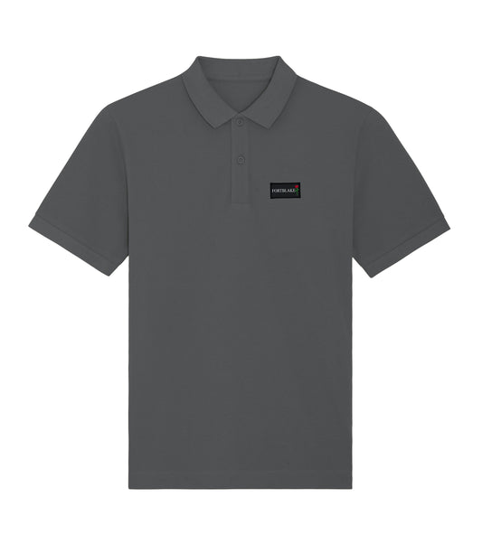 POLO GRIGIO SCURO CON BANDIERA FORTBLAKE