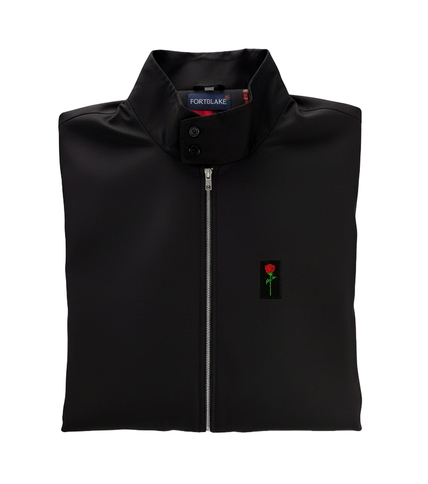 FORTBLAKE BLACK HARRINGTON JACKET