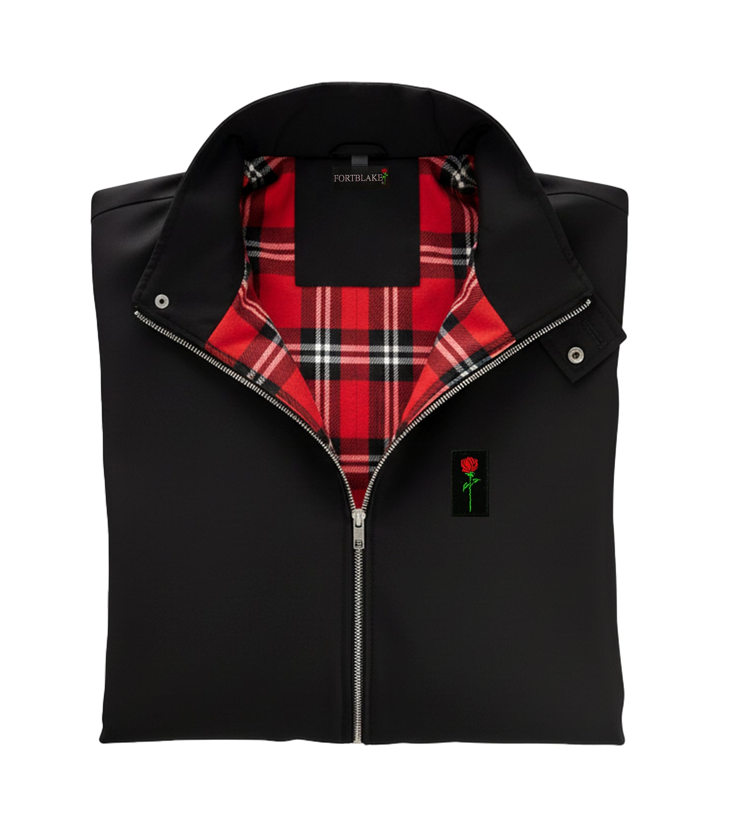 FORTBLAKE BLACK HARRINGTON JACKET