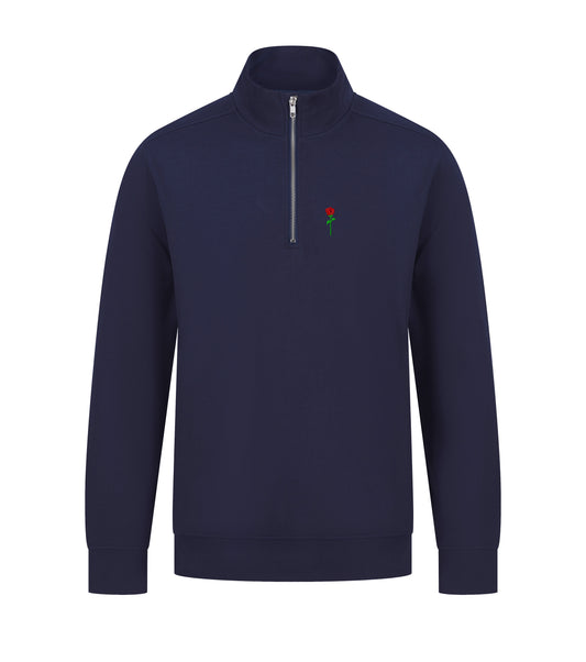 FORTBLAKE CLASSIC NAVY QUARTER ZIP SWEATSHIRT