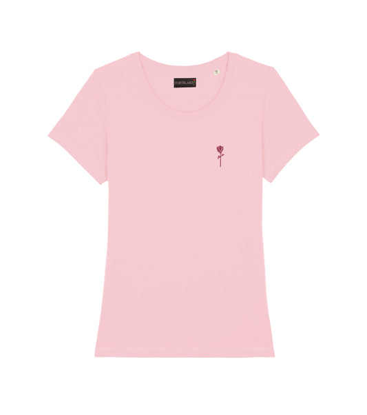 FORTBLAKE WOMAN SHADOW PINK T-SHIRT