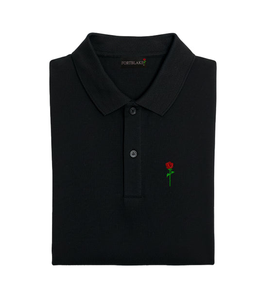 FORTBLAKE CLASSIC BLACK POLOSHIRT