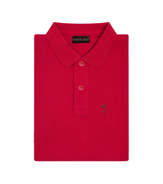 FORTBLAKE SHADOW RED POLOSHIRT