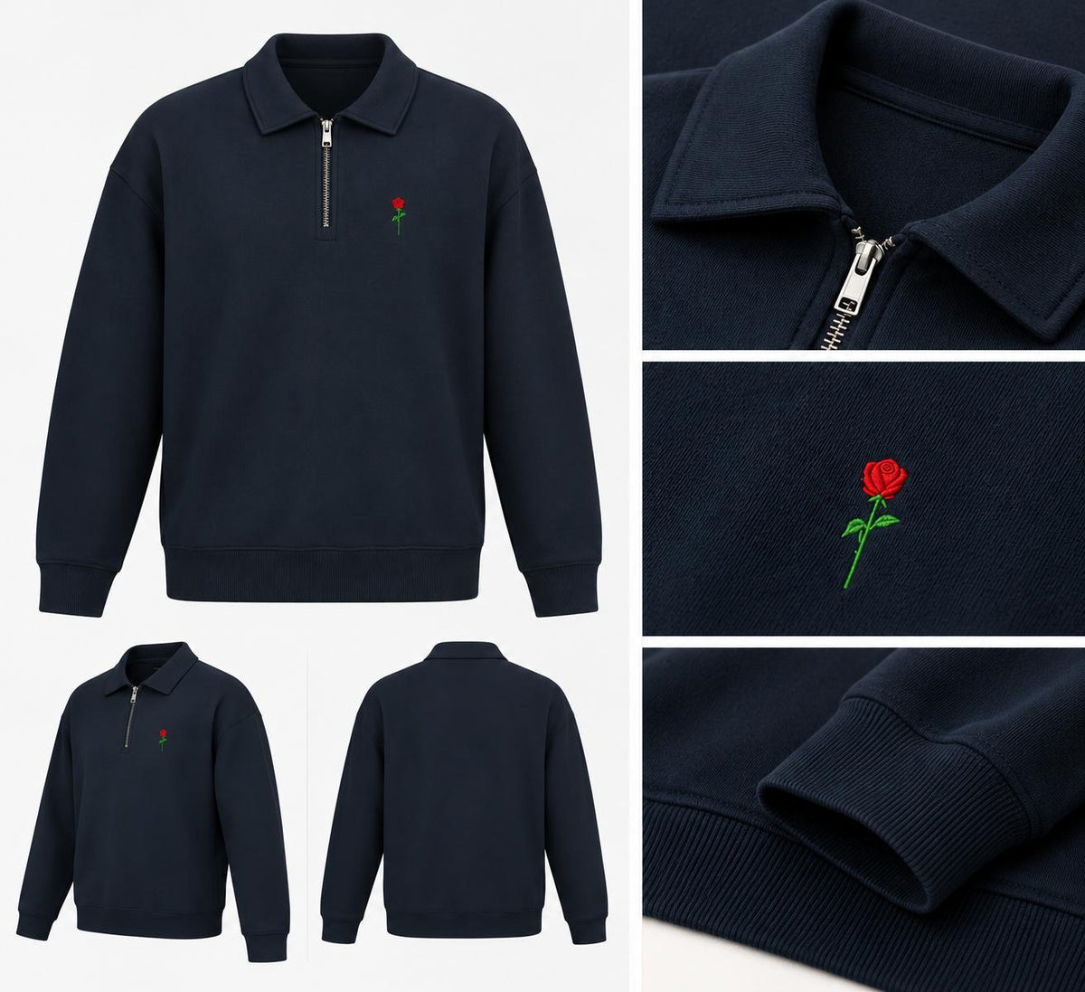 FORTBLAKE CLASSIC NAVY SWEATPOLO