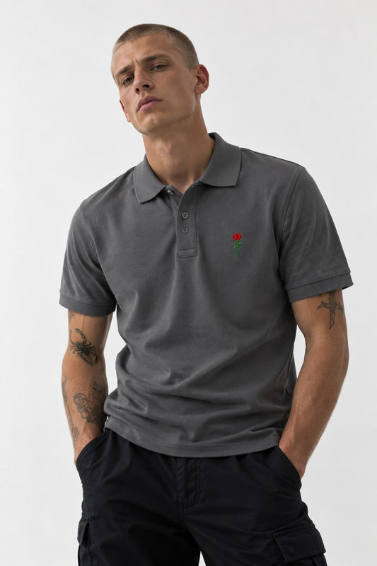 POLO GRIGIO SCURO CLASSICO FORTBLAKE