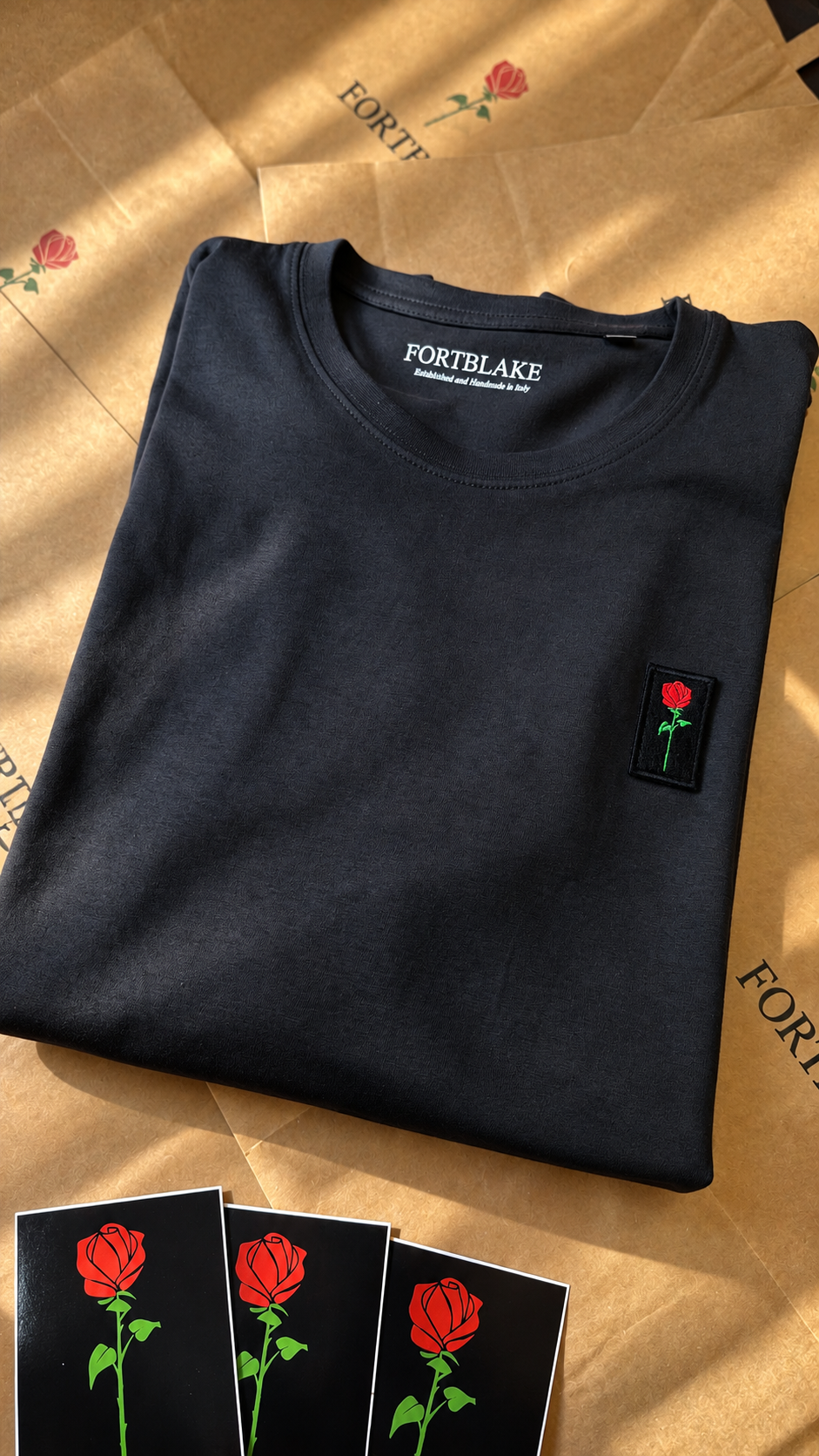 FORTBLAKE WAVE BLACK T-SHIRT