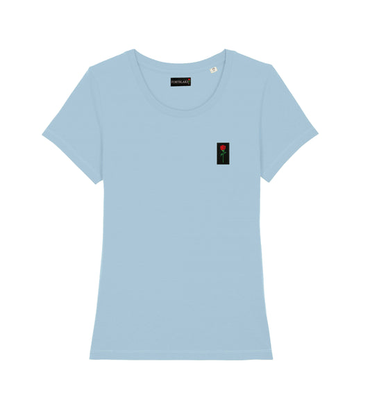 FORTBLAKE WOMAN WAVE SKY T-SHIRT