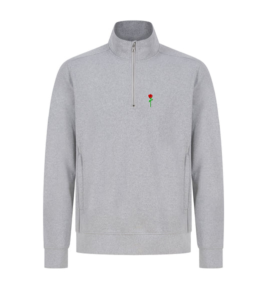FORTBLAKE CLASSIC SPORTGREY QUARTER ZIP SWEATSHIRT