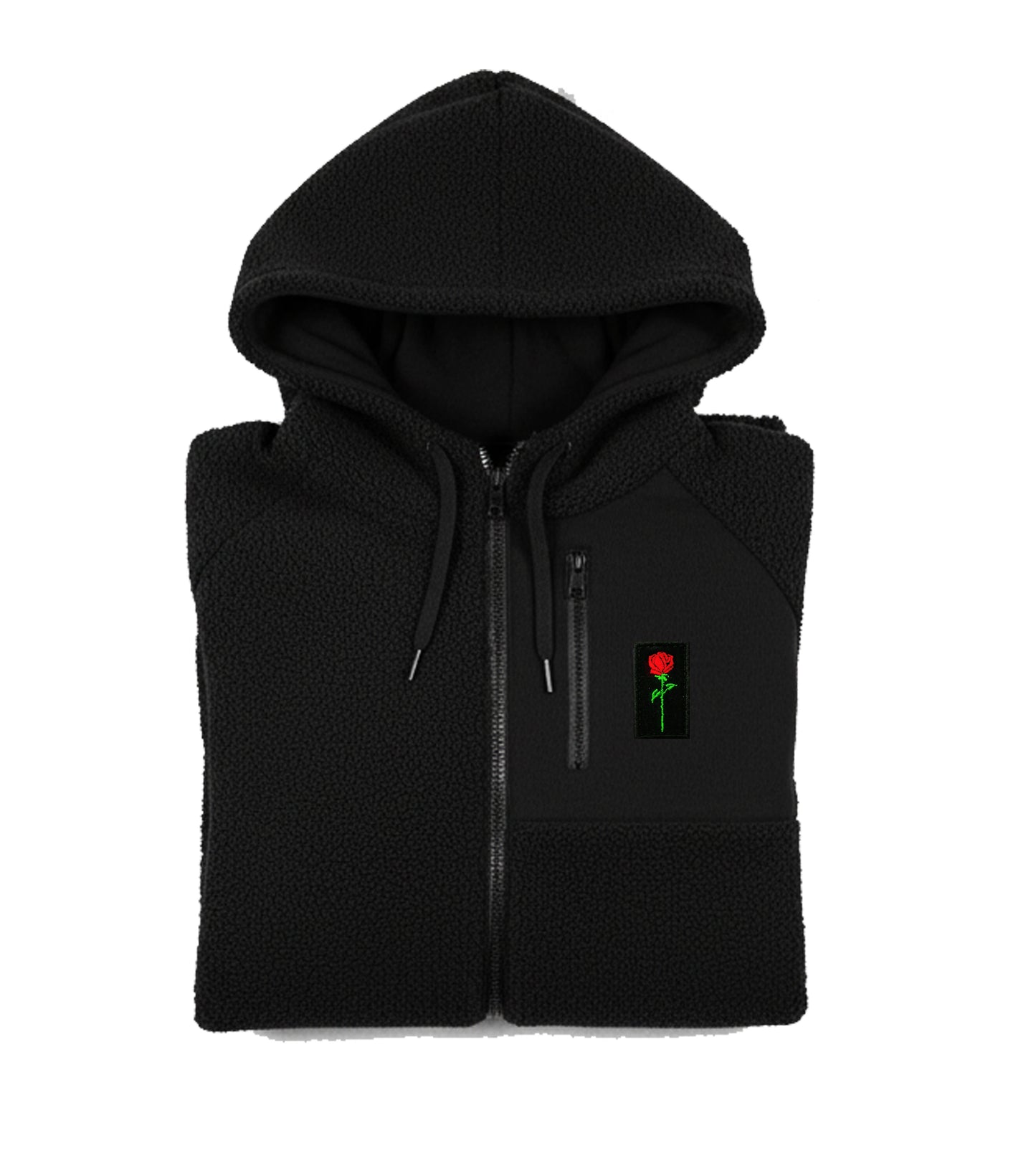 FELPA CON CAPPUCCIO TEDDY NERA FORTBLAKE