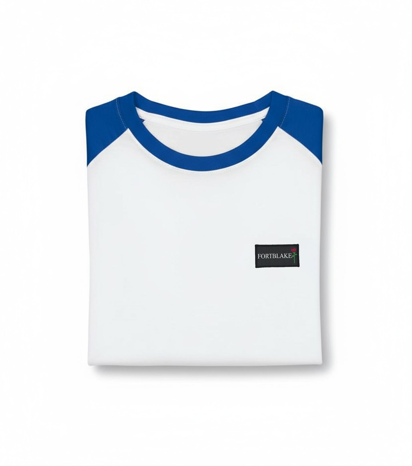 FORTBLAKE WHITE/ROYAL BICOLOR T-SHIRT