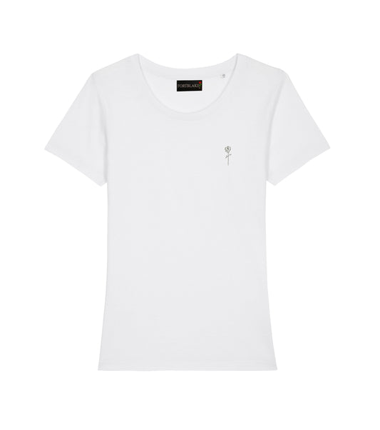 FORTBLAKE WOMAN SHADOW WHITE T-SHIRT